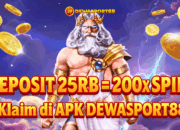 Gila! Zeus Bagi-Bagi 200x Freespin, Klaim Sekarang di DEWASPORT88!