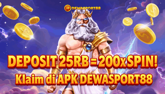 Gila! Zeus Bagi-Bagi 200x Freespin, Klaim Sekarang di DEWASPORT88!
