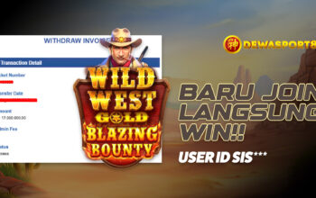 Kemenangan Besar Wild West Gold Blazing Bounty, Member DEWASPORT88 Raup 17 Juta dari Bet 40 Ribu