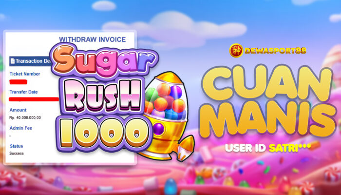 Ledakan Cuan Manis! ID satri*** Menang Rp48 Juta di Sugar Rush