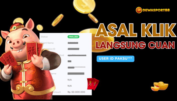 Kemenangan ID PAKSU*** Rp50 Juta di Piggy Gold