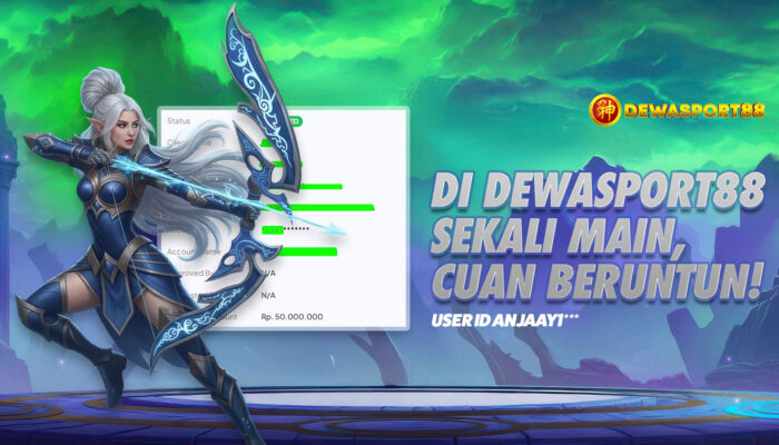 Aksi Cemerlang Member DEWASPORT88 ID ANJAAY1*** Menang 50 Juta di Starlight Archer 1000 Pragmatic Play