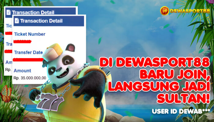 Testimoni Kemenangan DEWASPORT88 Member Raup 70 Juta