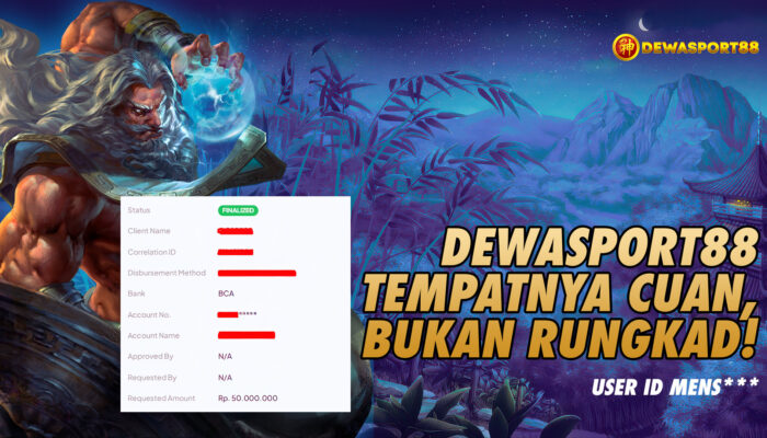 Testimoni Kemenangan DEWASPORT88 Member: Gates of Olympus Tembus 50 Juta!
